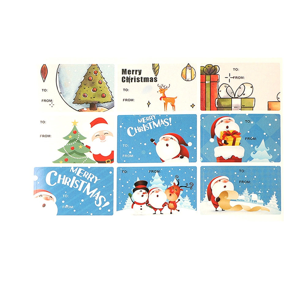 36PCS/Set NEW Christmas Theme Seal Gift paper