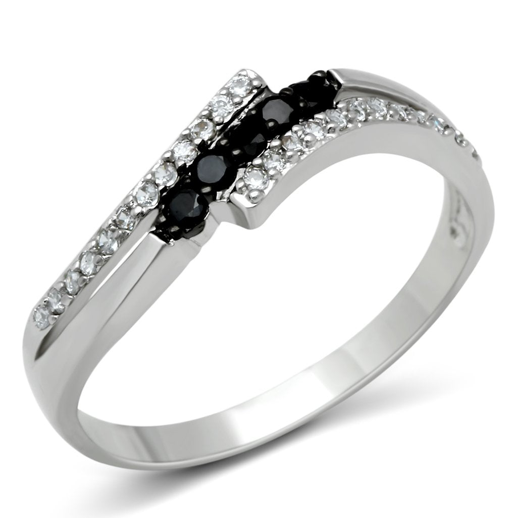 Rhodium + Ruthenium Brass Ring