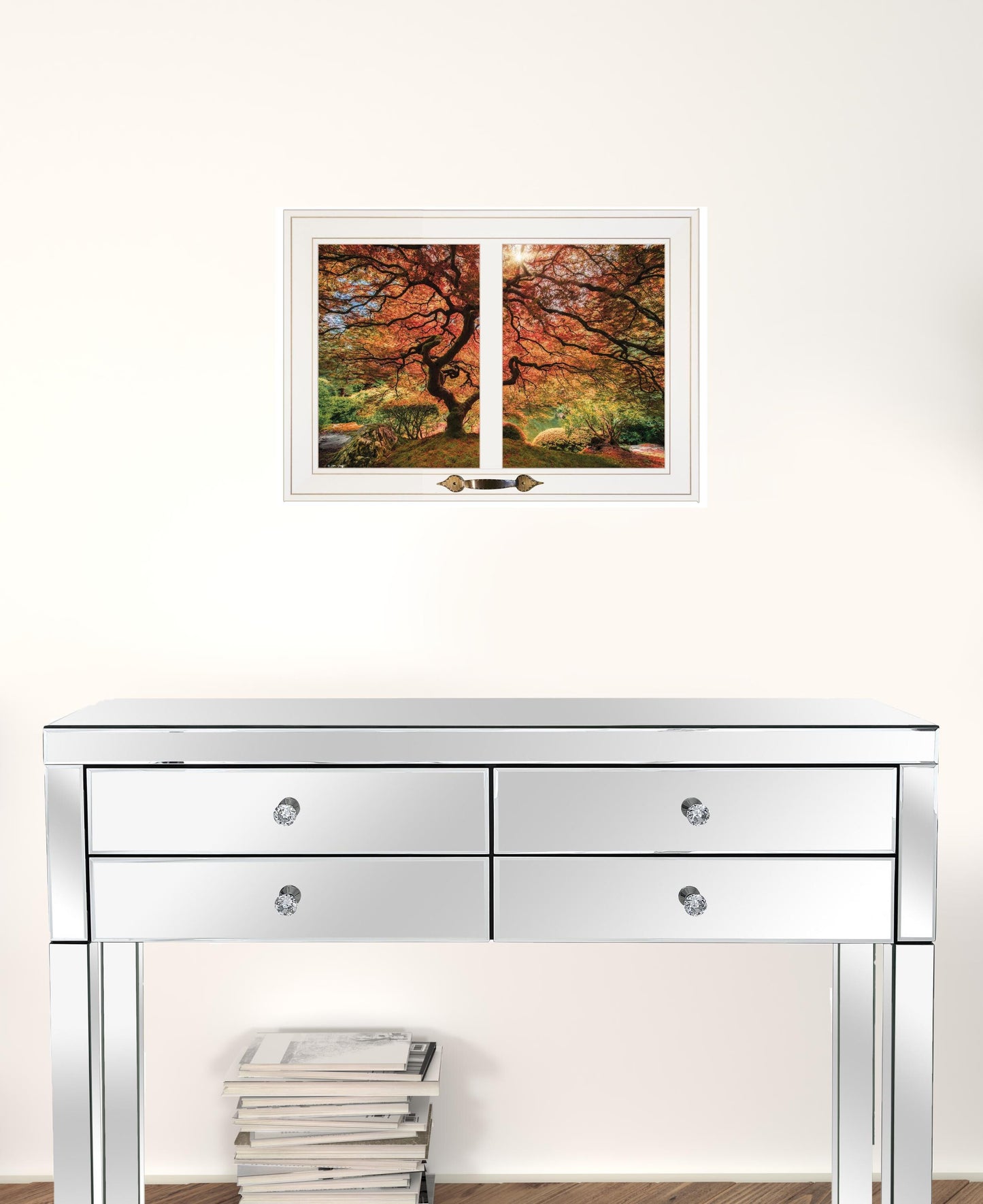 First Colors of Fall I 3 White Framed Print Wall Art