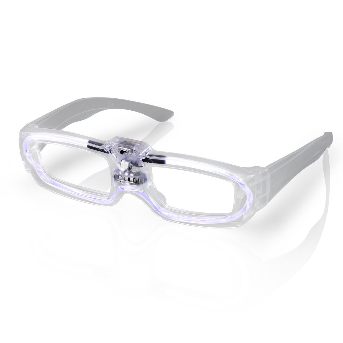 Sound Activated Glasses White