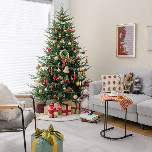 Pre-lit Christmas Tree with 280 Warm White LED Lights and 8 Lighting Modes-7 ft - Color: Green - Size: 7 ft