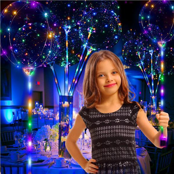 Light Up Multicolor Lollipop Balloon