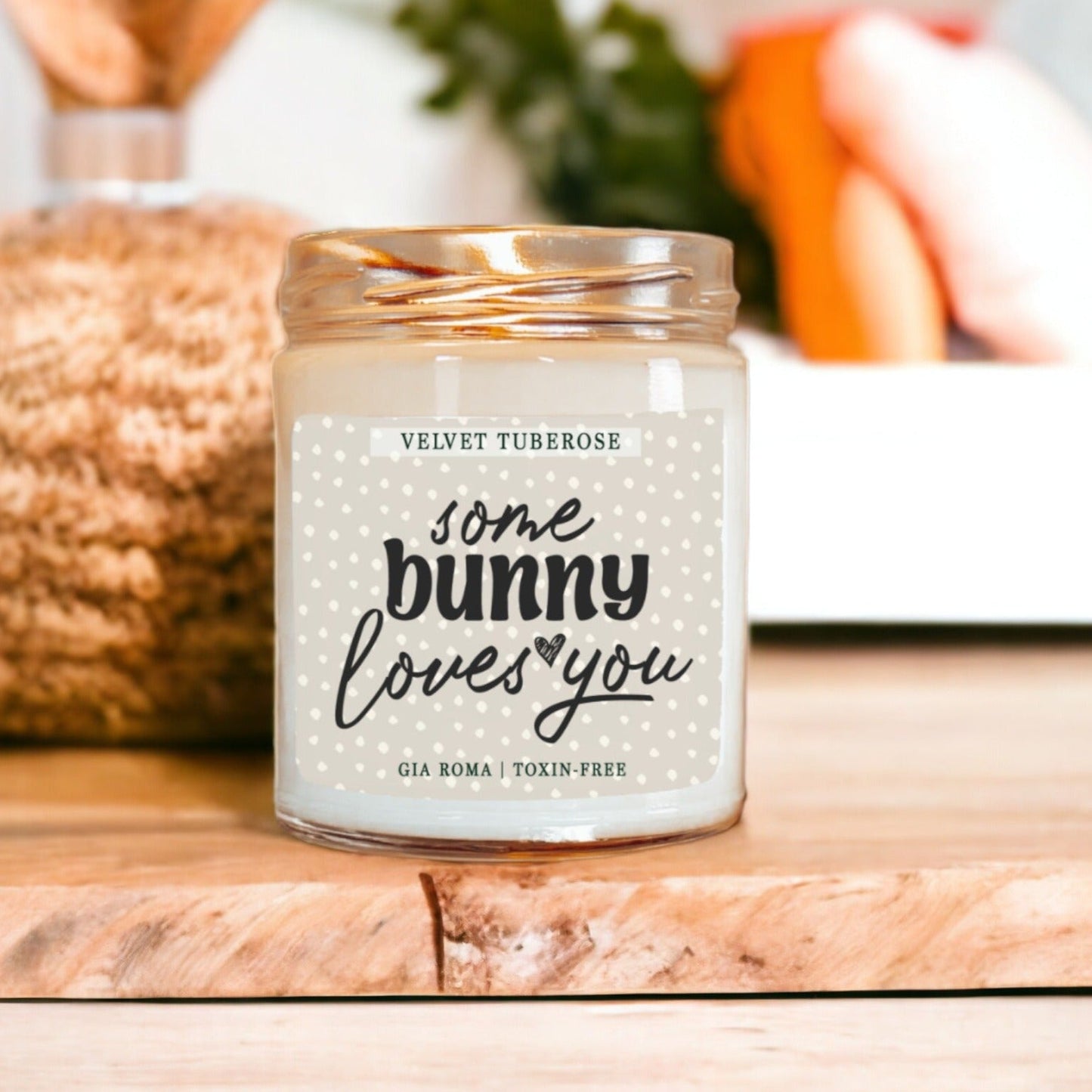 Some Bunny Loves You Candle