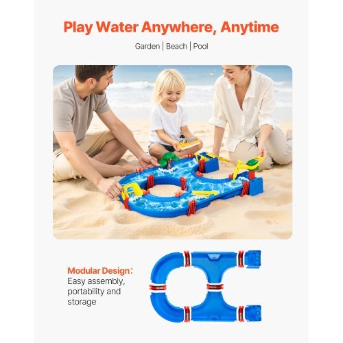 VEVOR Water Table for Toddlers Kids Activity Play Waterway