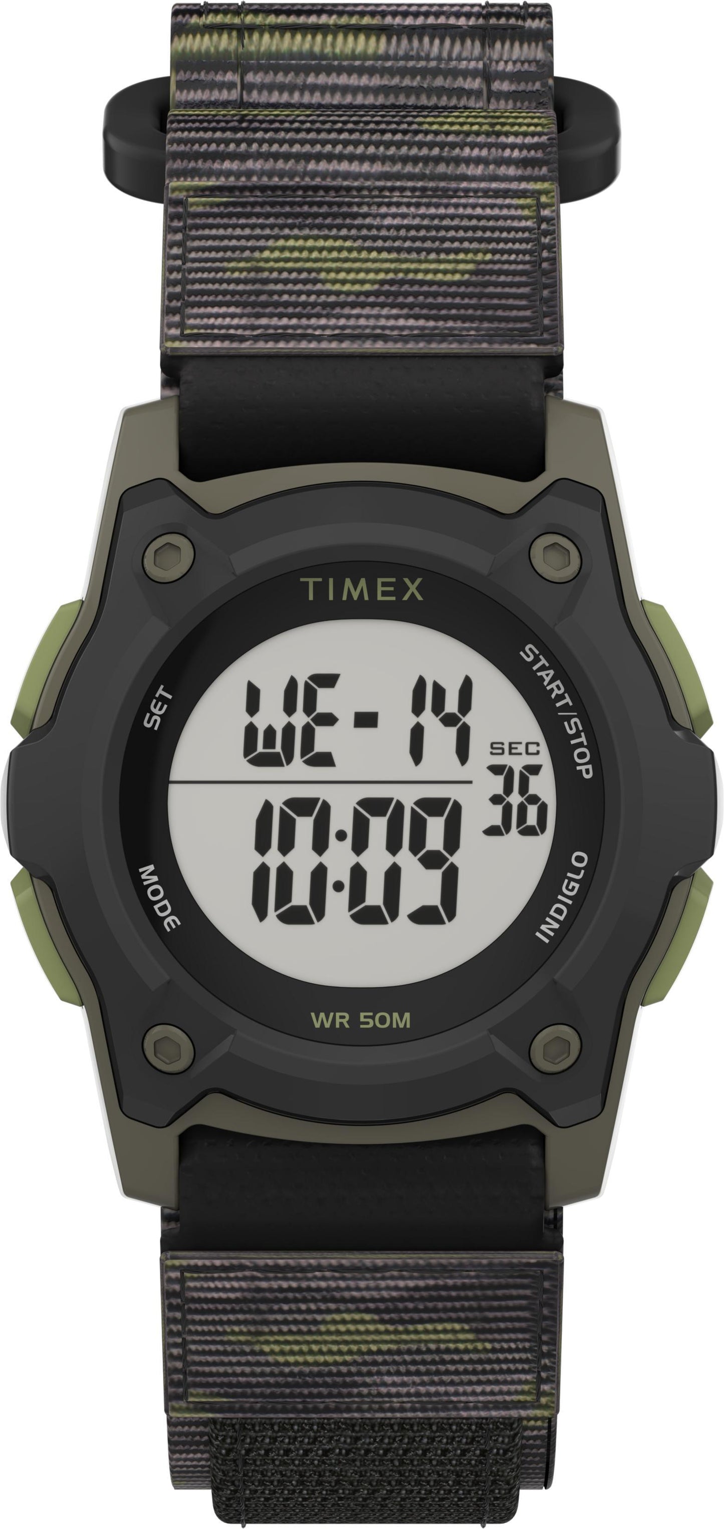 Timex Kid's Digital 35mm Green Camo Fast Wrap Watch