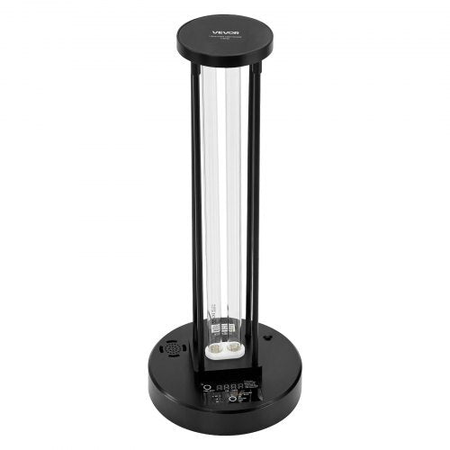 UV Light, 36W Ultraviolet Lamp with Ozone Purifier, UVC Lamp with 30/60/120 Minutes 3-Gear Timer and Remote Control, for Room up to 400 sqft, UVO Lights for Living Room, Bedroom, Hotel, School