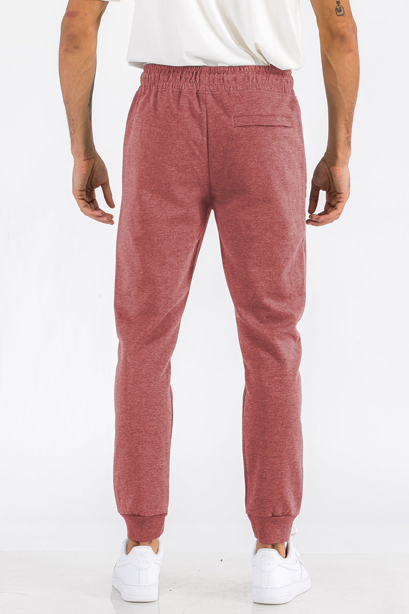 MENS'S HEATHERED COTTON SWEATS