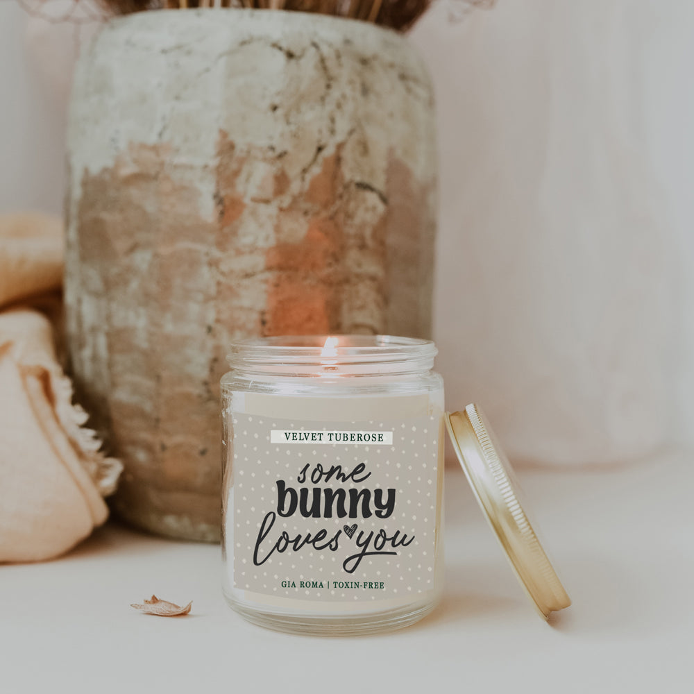 Some Bunny Loves You Candle