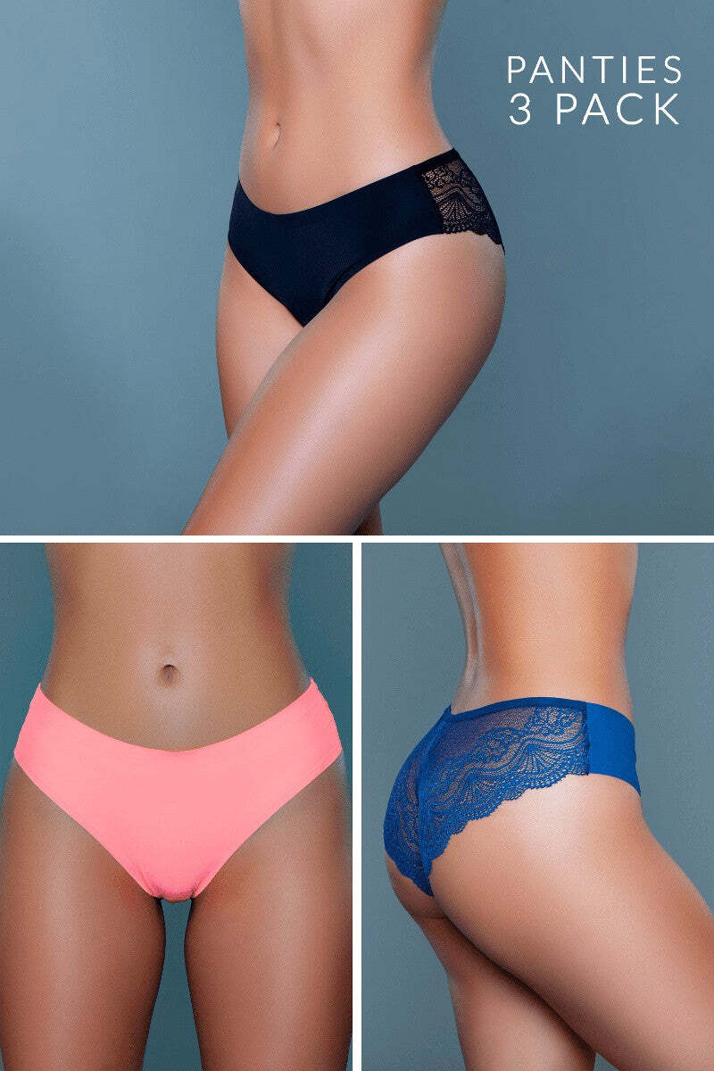 3PK Arden Cheeky Panty Pack