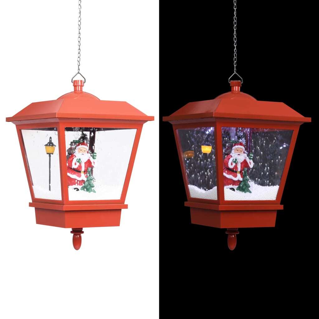 Christmas Hanging Lamp Red PVC, metal Medium