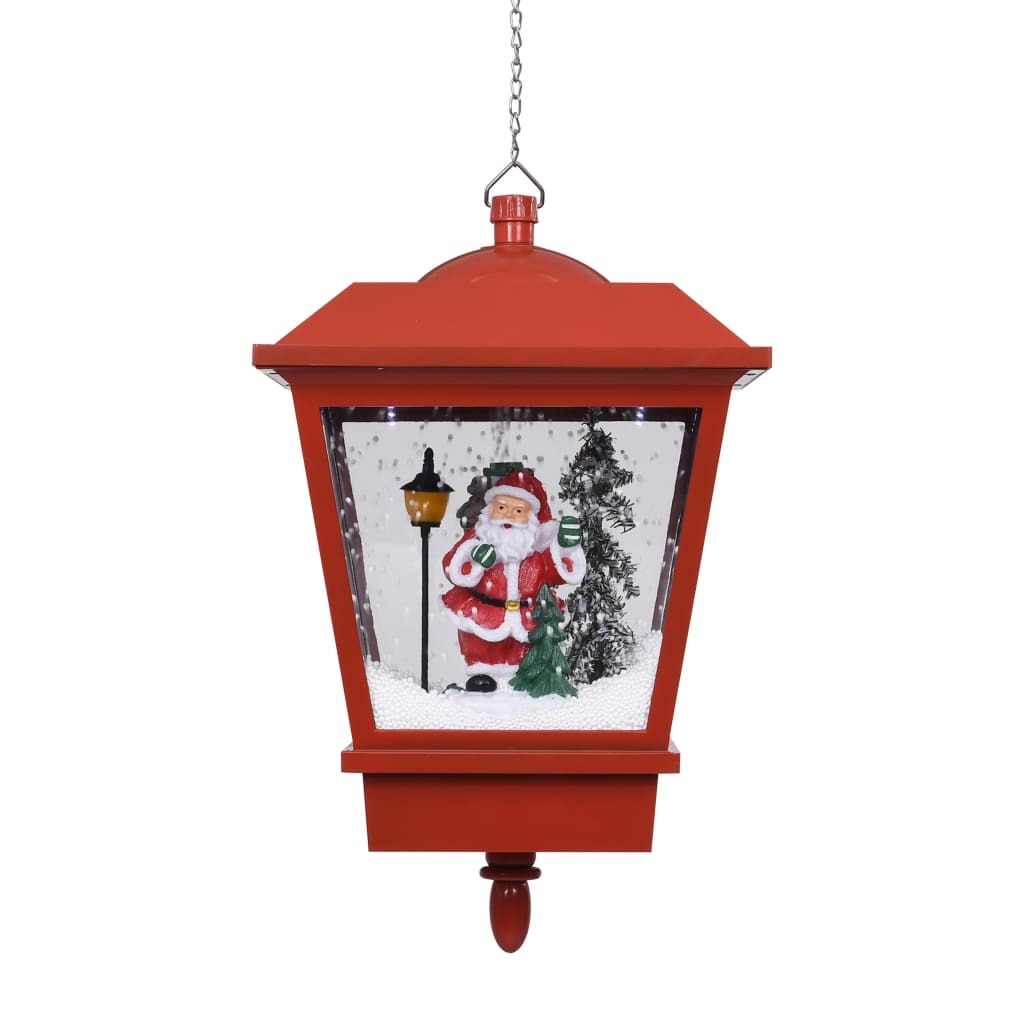 Christmas Hanging Lamp Red PVC, metal Medium