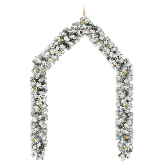 Christmas Garland Green, Shiny Gold, Matt Gold, Bronze PVC, Plastic