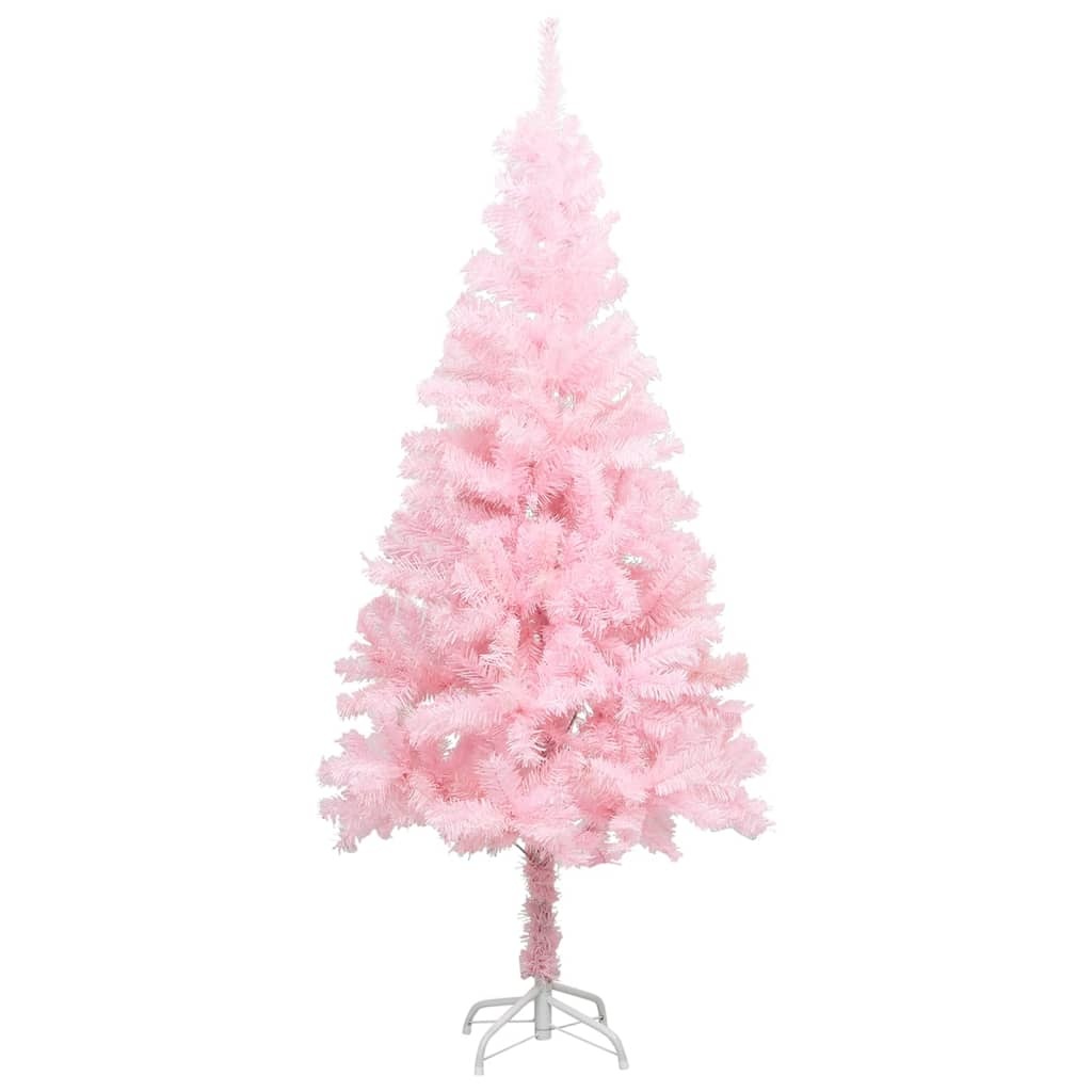 Artificial Christmas Tree Pink PVC 59 in