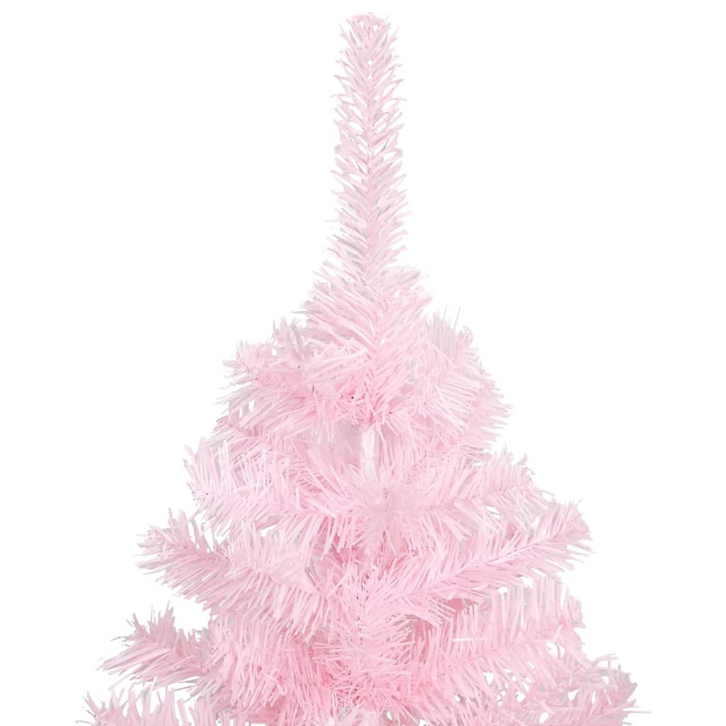 Artificial Christmas Tree Pink PVC 59 in