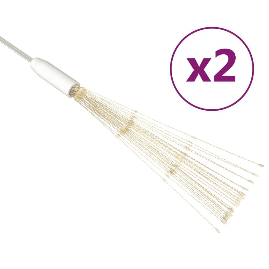 Firecrack Light Set of 2 Warm white Copper Medium