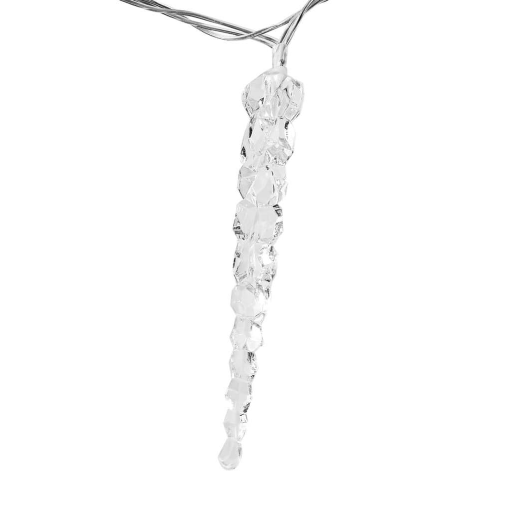 Icicle Light Set of 100 Cold White Acrylic Small