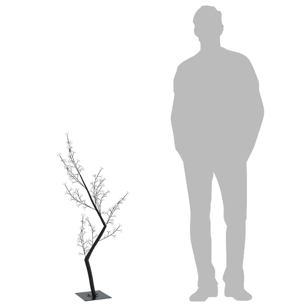 Christmas Tree Black, Colorful Plastic, Metal 4 ft Christmas Tree