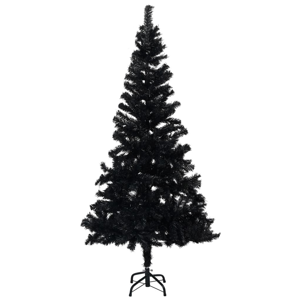 Artificial Christmas Tree Black PVC, steel Large Durable