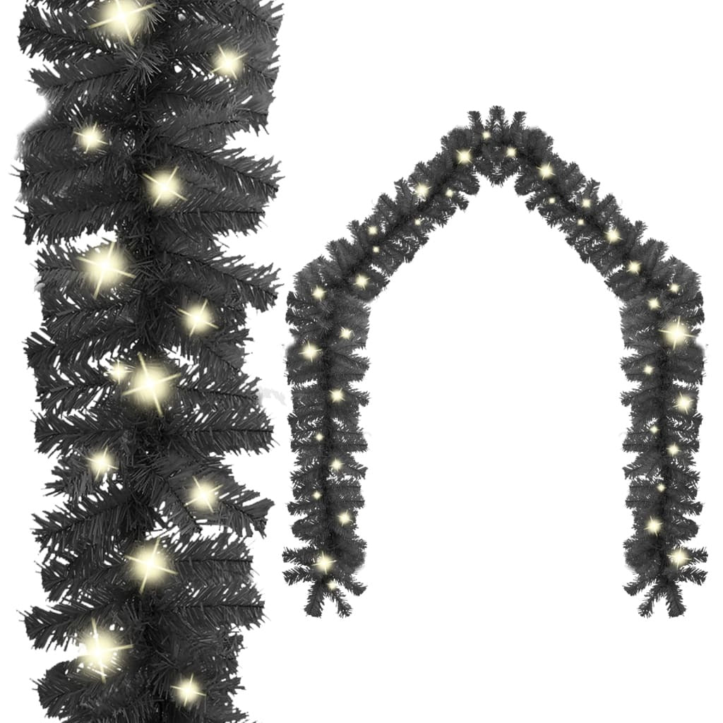 Garland Black PVC 32.8 Feet Christmas Garland Other