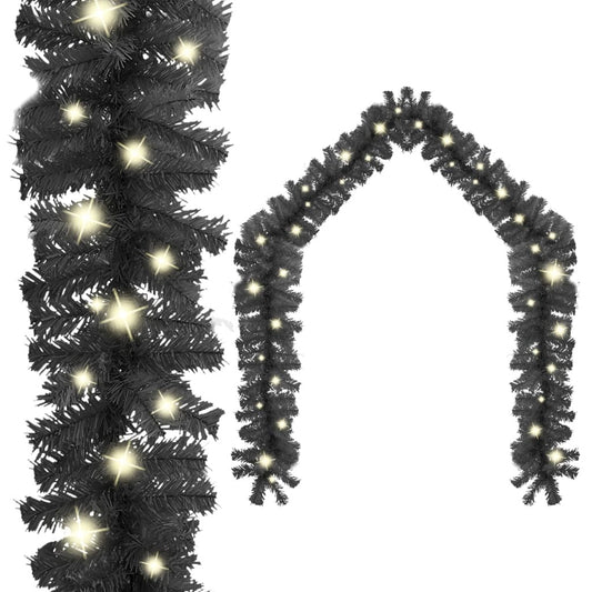 Garland Black PVC 32.8 Feet Christmas Garland Other