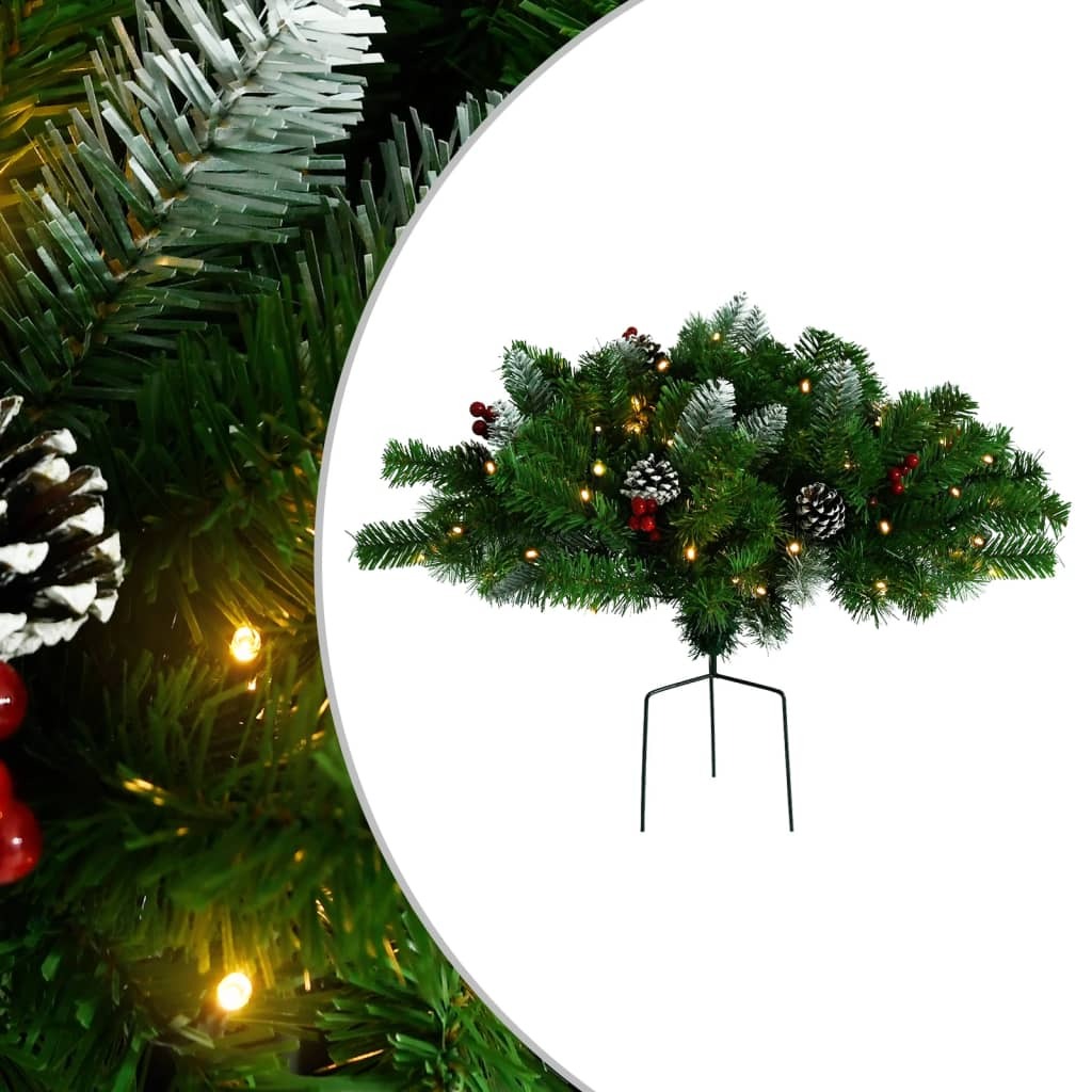 Pathway Christmas Tree Green PVC, Steel Compact
