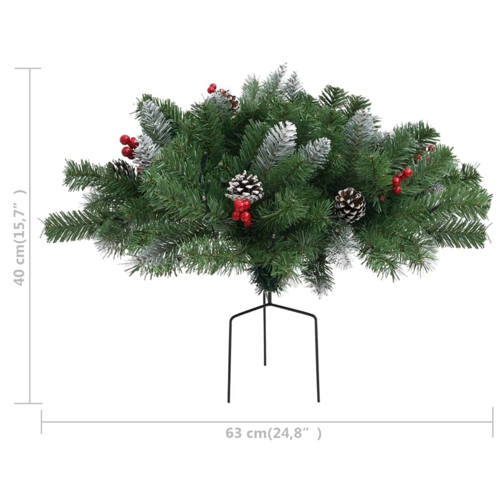 Pathway Christmas Tree Green PVC, Steel Compact