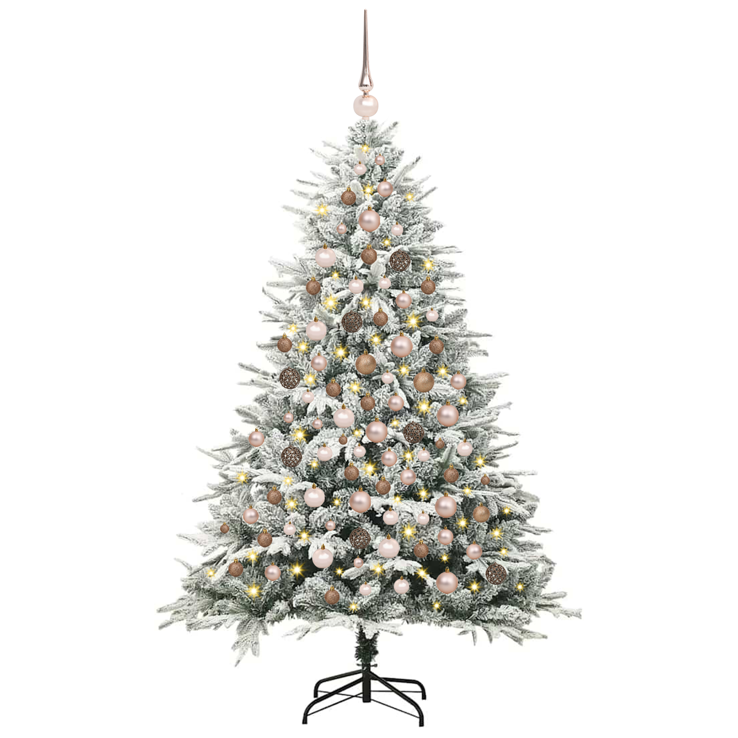Artificial Pre-lit Christmas Tree with Ball Set Green 70.9