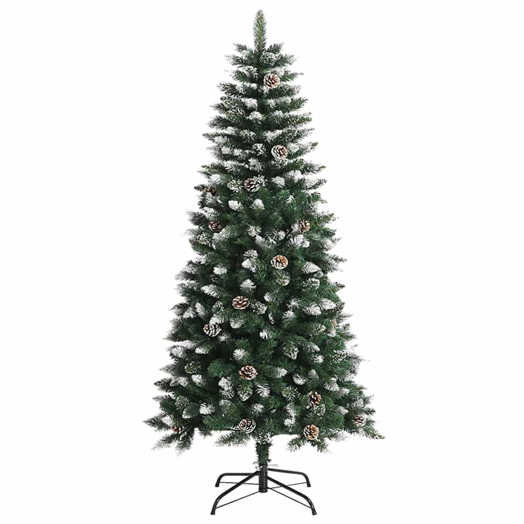 Artificial Christmas Tree with 150 LEDs Green 47.24 in