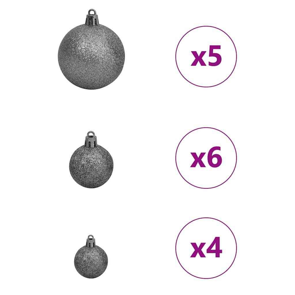 Artificial Christmas Tree with 150 LEDs White 59.06 in