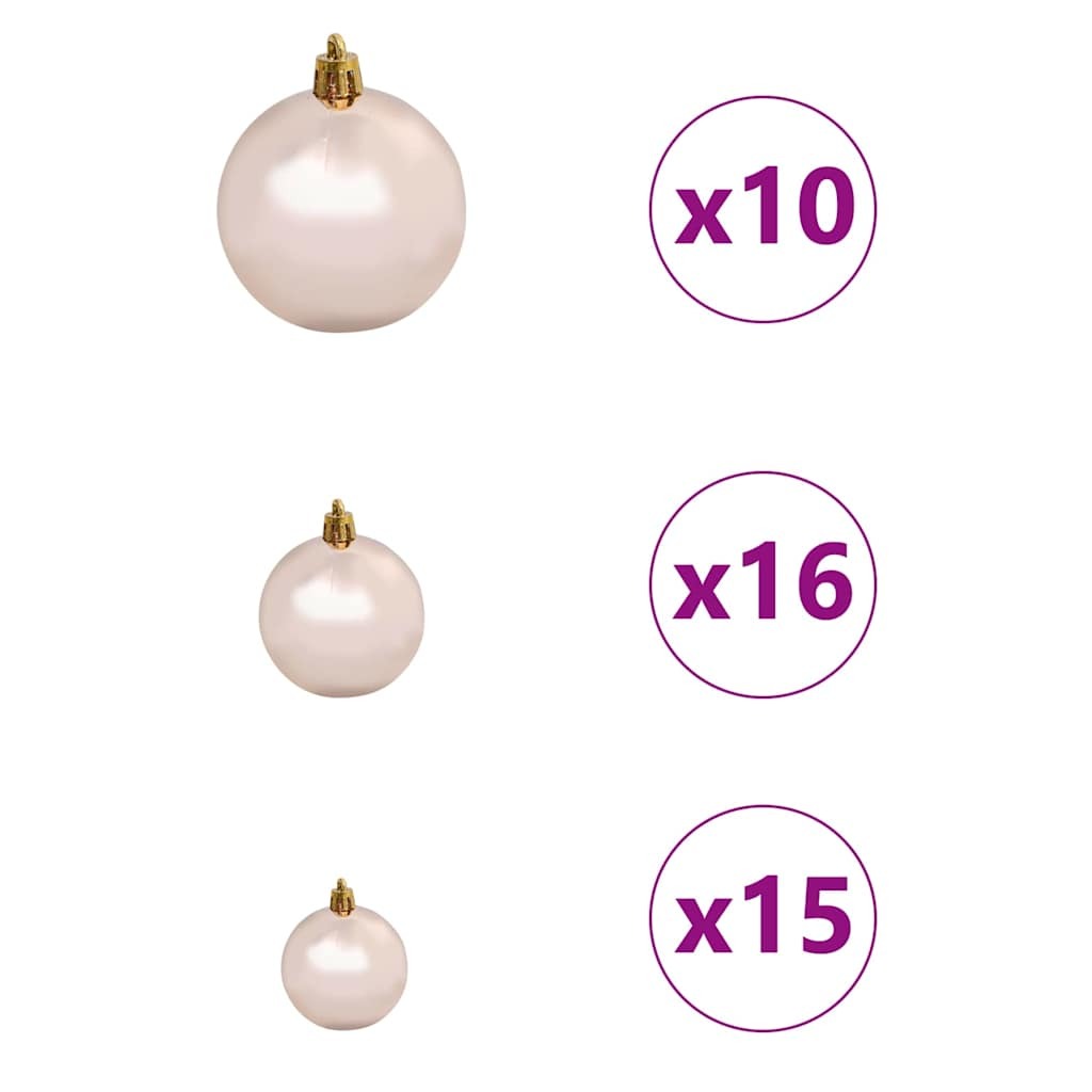 Artificial Pre-lit Christmas Tree with 300 LEDs Black 70.9" PVC