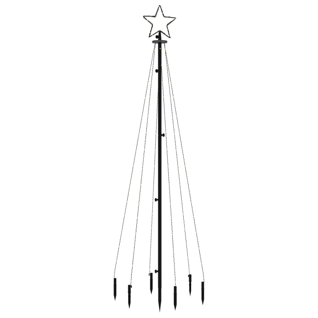 Christmas Tree With Spike Colorful Powder-coated steel, copper, PVC