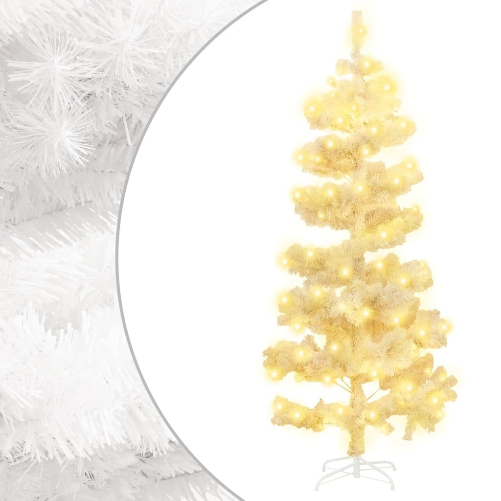 Swirl Christmas Tree White PVC 4.9 feet Christmas Tree Spiral