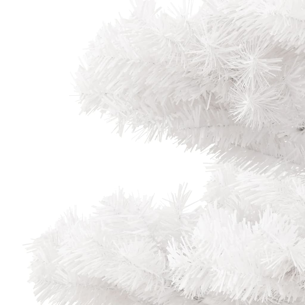 Swirl Christmas Tree White PVC 4.9 feet Christmas Tree Spiral