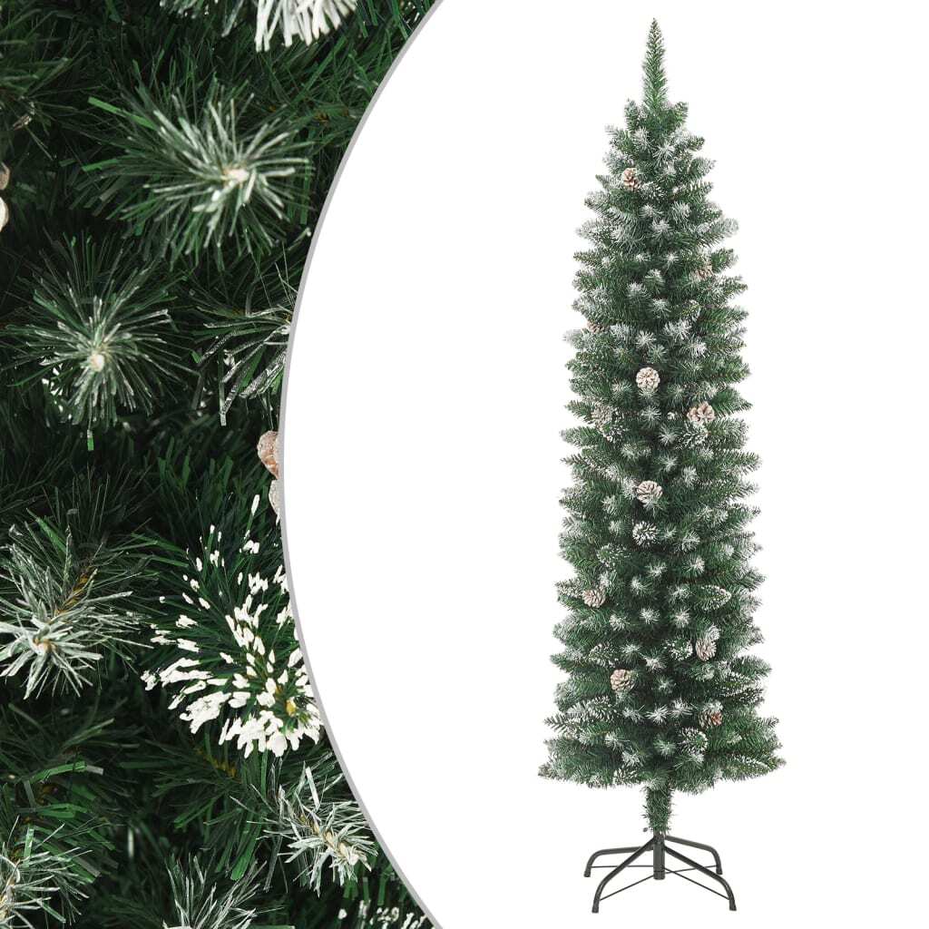 Christmas Tree Green and white PVC, steel 70.9 in tall