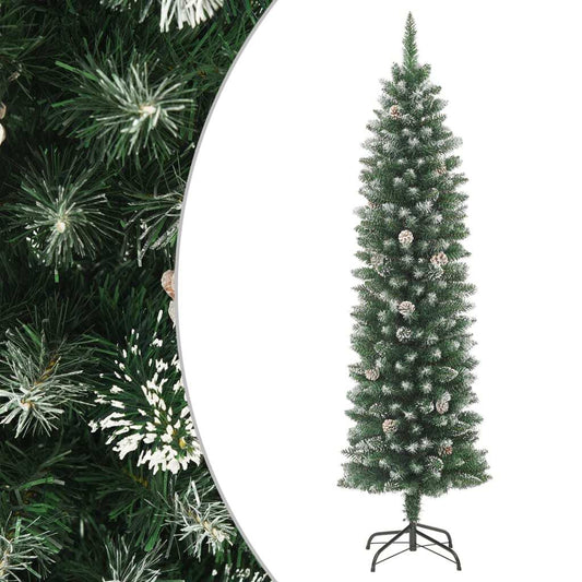 Christmas Tree Green and white PVC, steel 70.9 in tall