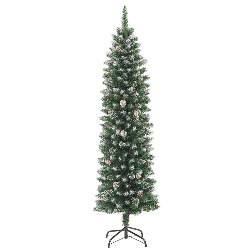 Christmas Tree Green and white PVC, steel 70.9 in tall