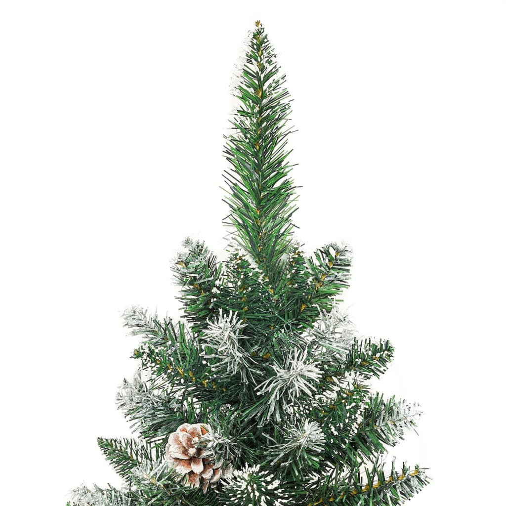 Christmas Tree Green and white PVC, steel 70.9 in tall