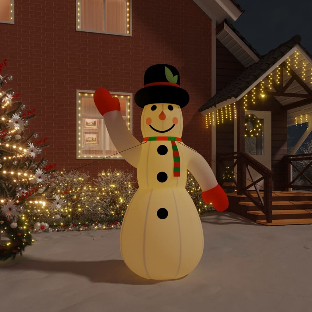 Inflatable Snowman White