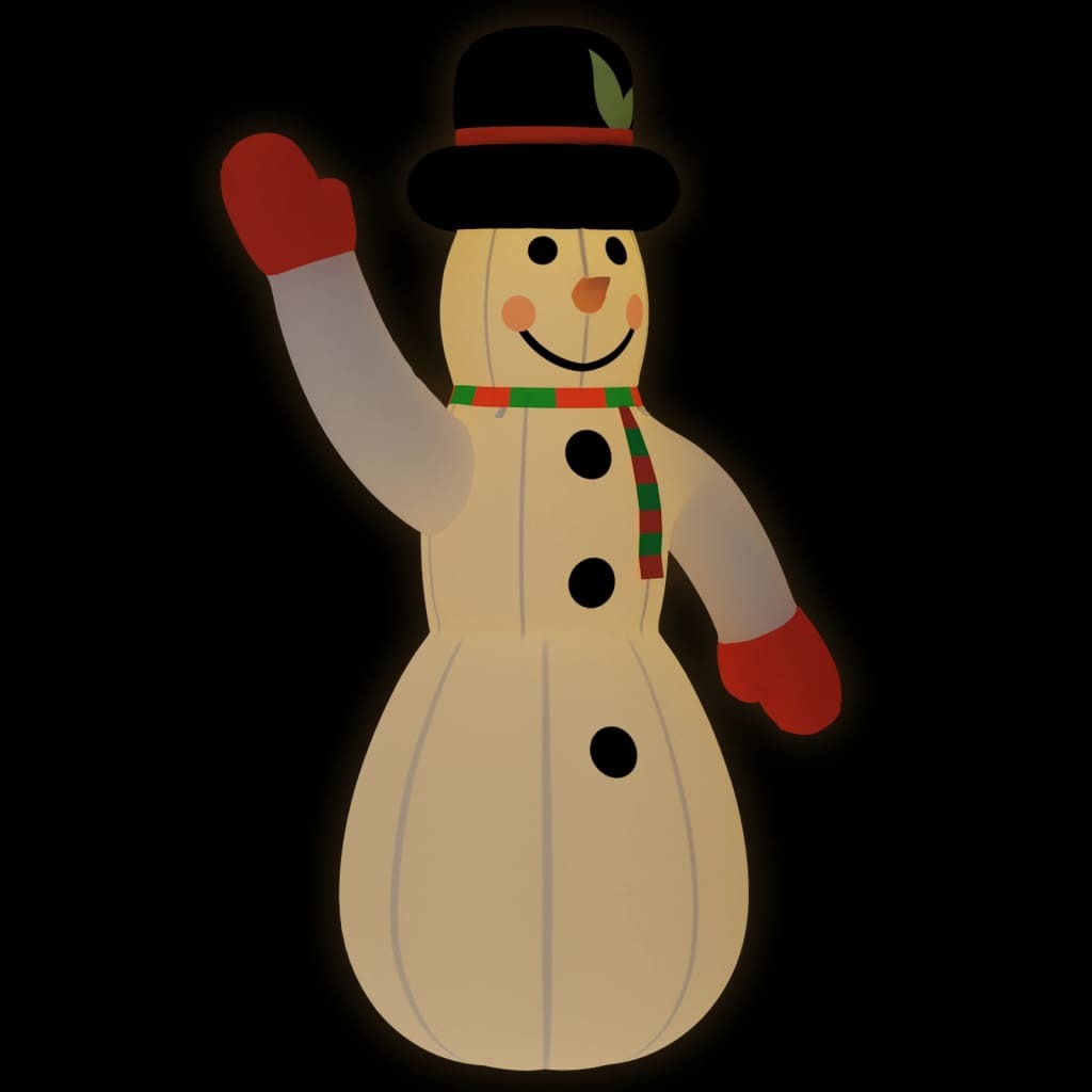 Inflatable Snowman White