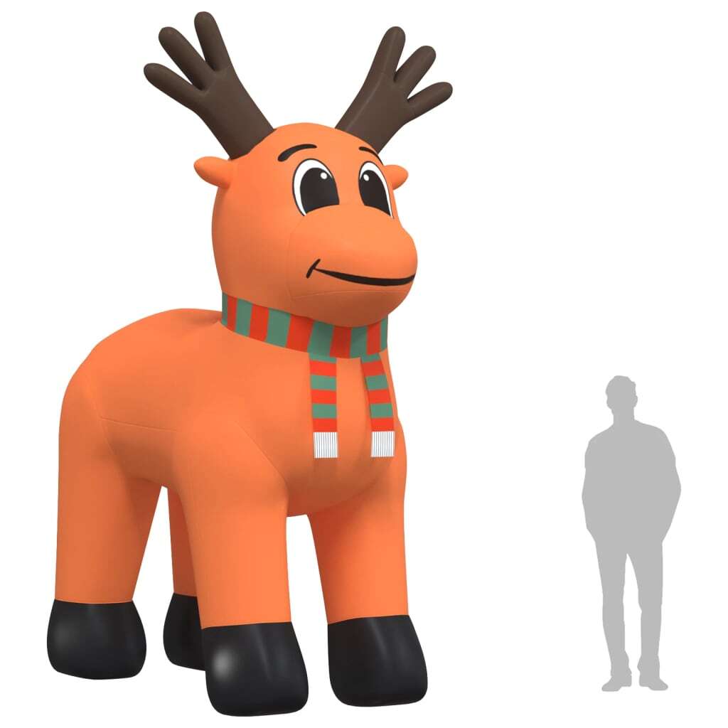 Inflatable Reindeer Orange Oxford Fabric with PU Coating