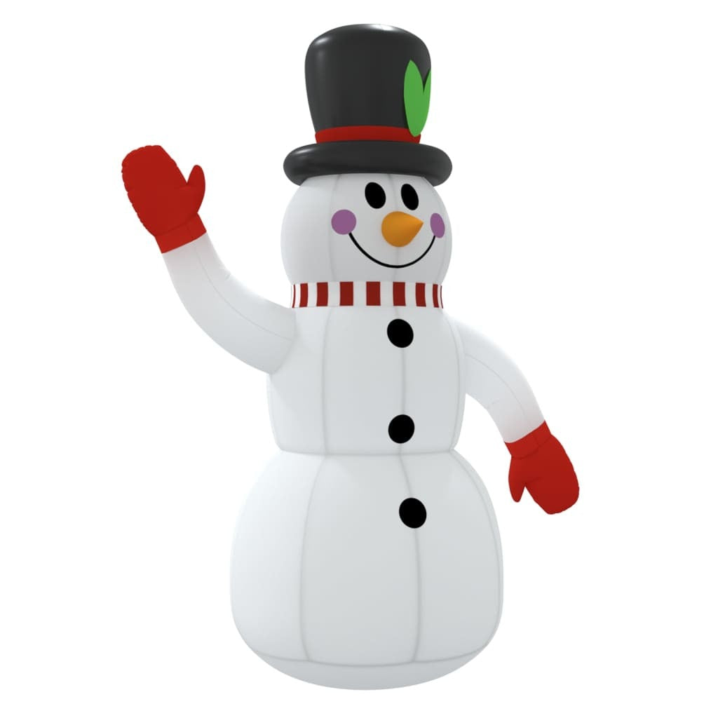 Inflatable Snowman Multicolor Oxford fabric with PU coating