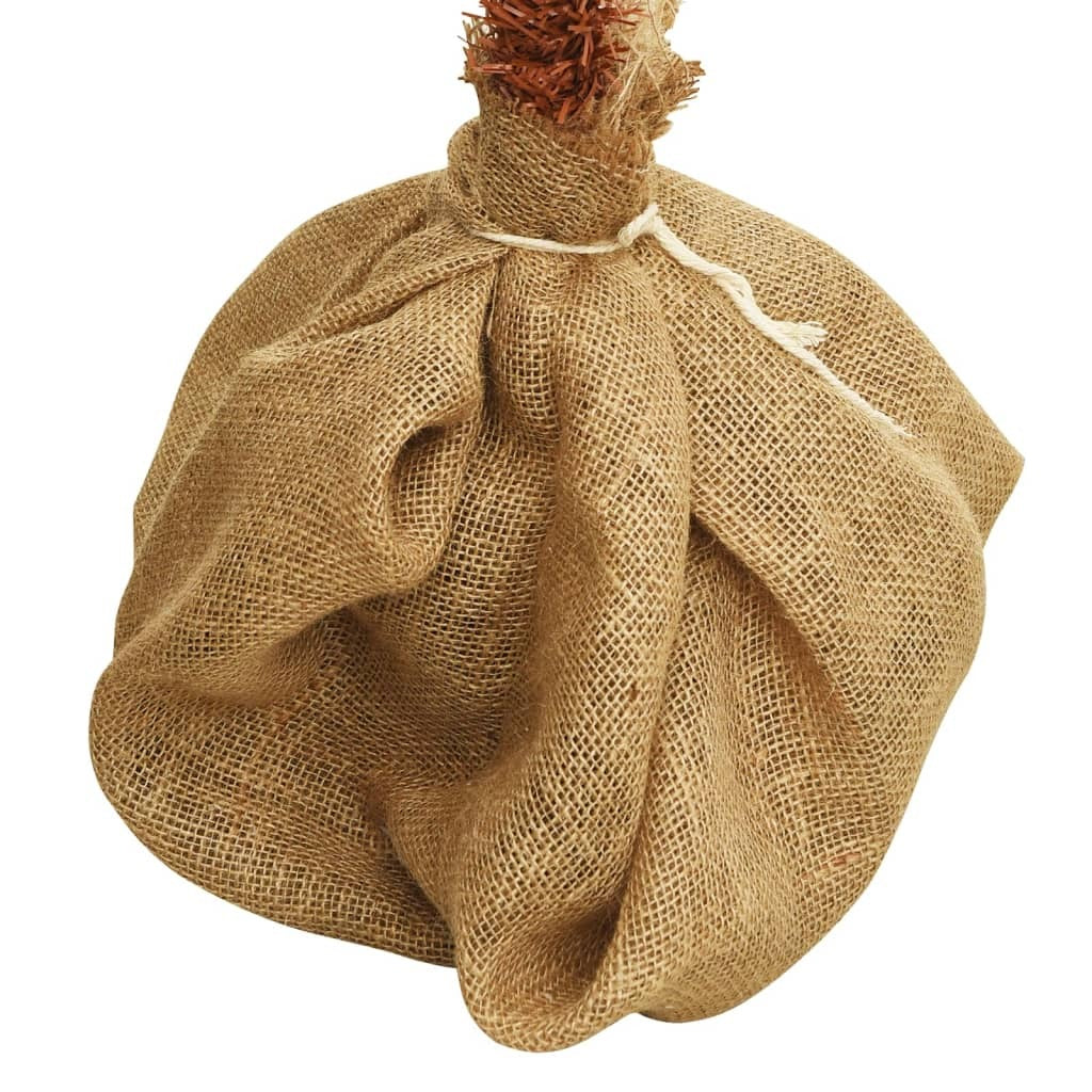 Christmas Tree Green and Brown PVC, Steel, Linen fabric 82.7 in