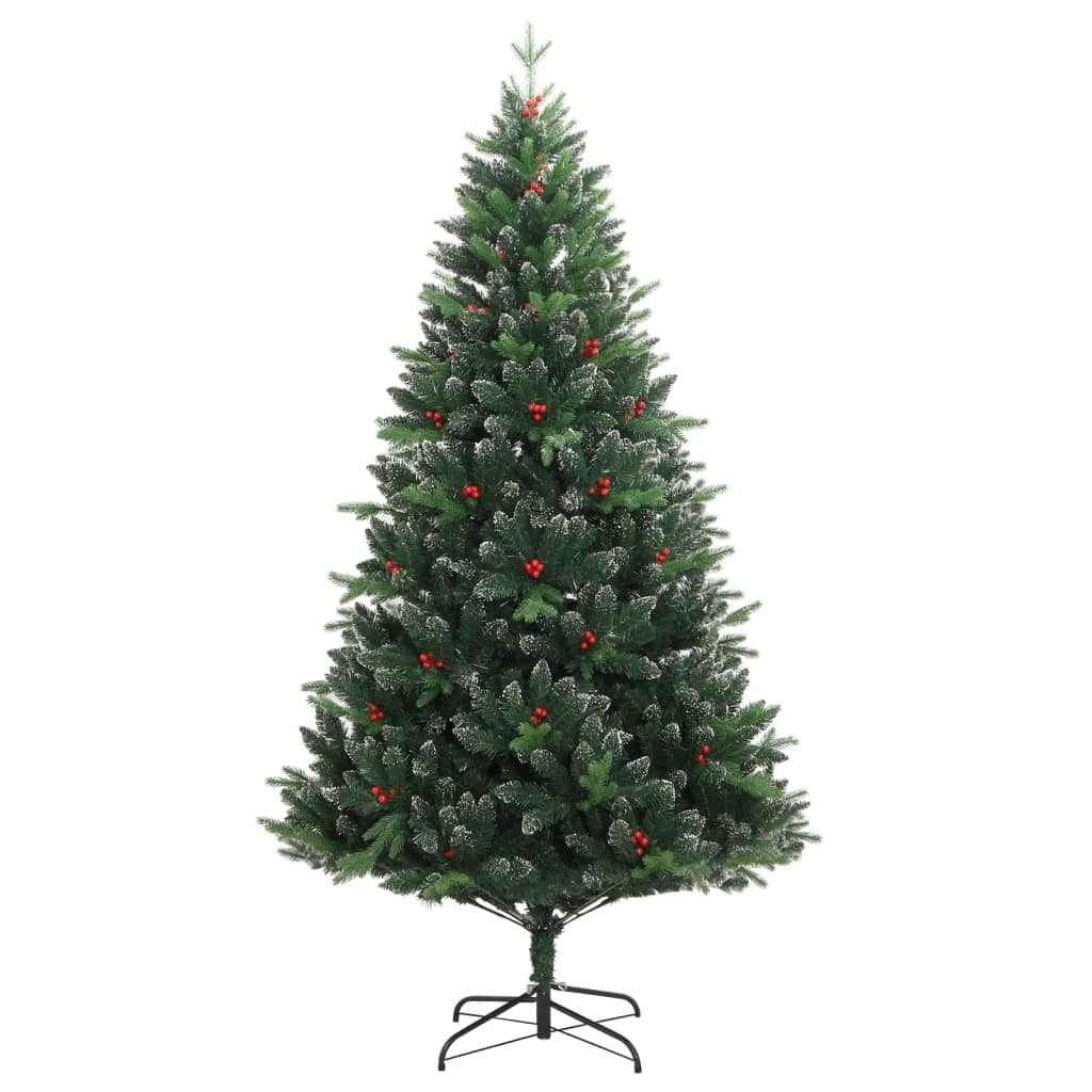 Artificial Hinged Christmas Tree Green PVC, PE, metal Medium