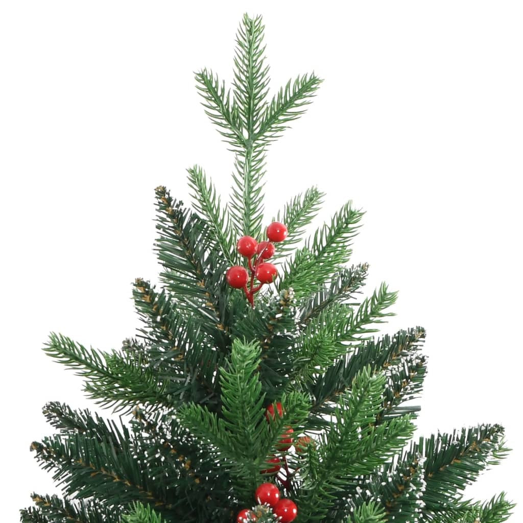 Artificial Hinged Christmas Tree Green PVC, PE, metal Medium