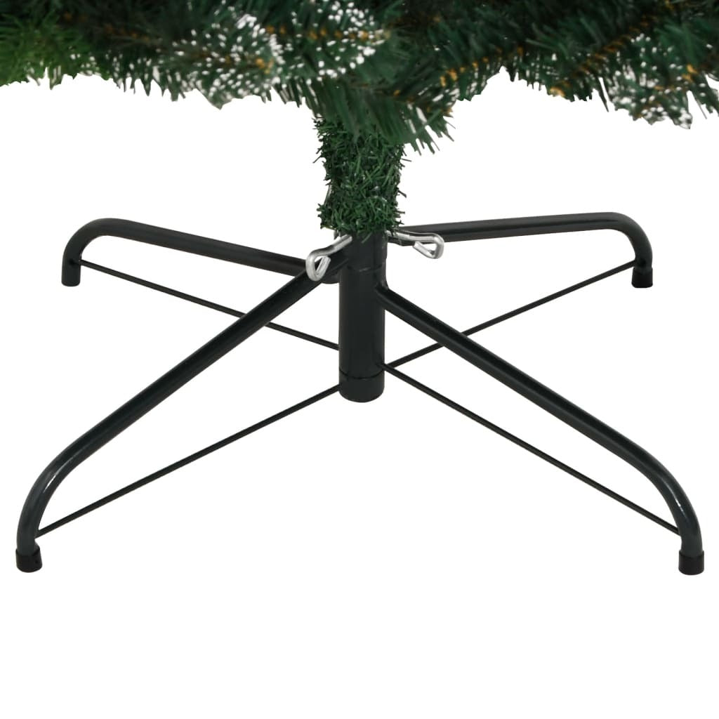 Artificial Hinged Christmas Tree Green PVC, PE, metal Medium