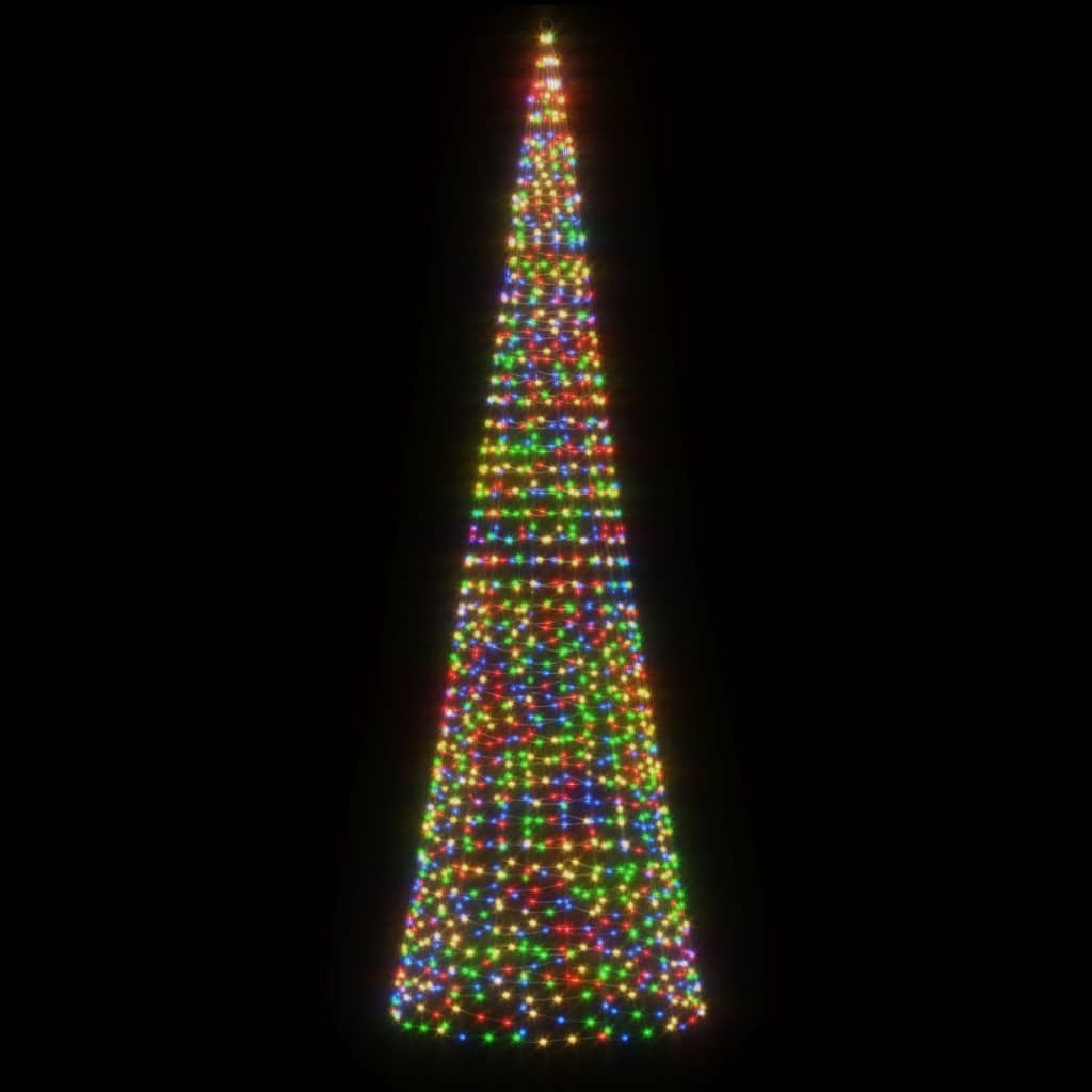 LED Christmas Tree Colorful Copper, Iron Extra Tall