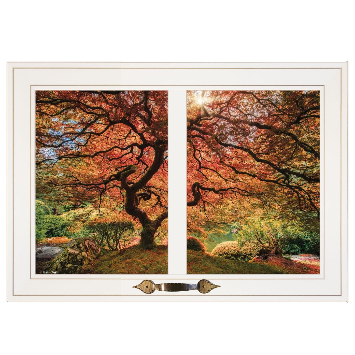 First Colors of Fall I 3 White Framed Print Wall Art