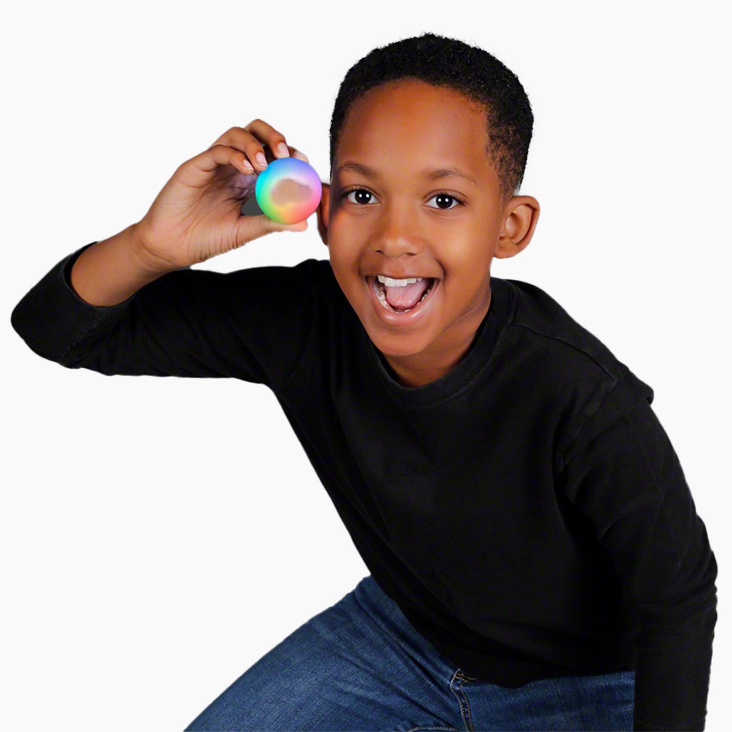 LED Impact Activated Bouncy Ball Multicolor