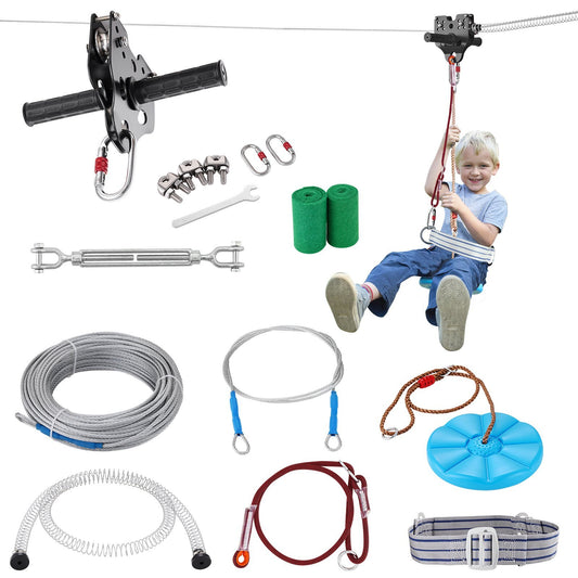 VEVOR Zipline Kit for Kids and Adult