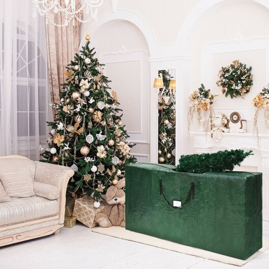 Christmas Tree PE Storage Bag for 9 Feet Artificial Tree - Color: Green